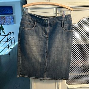 Elie Tahari Jean skirt